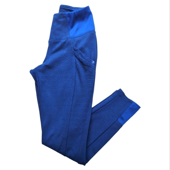 JAANUU Leggings Scrubs Cargo Pockets Royal Blue size XSP Petite - Picture 1 of 12